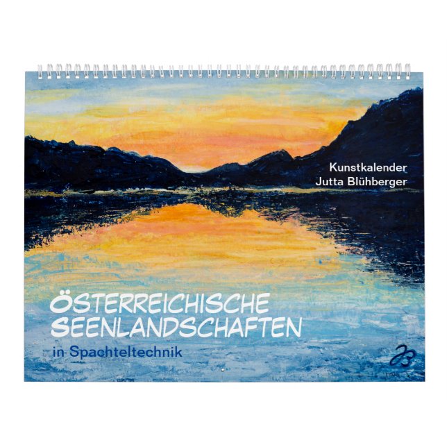 Österreichische Seen - Calendar (German) Kalender (Omslag)