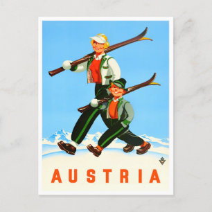Österreichische vintage resor vykort