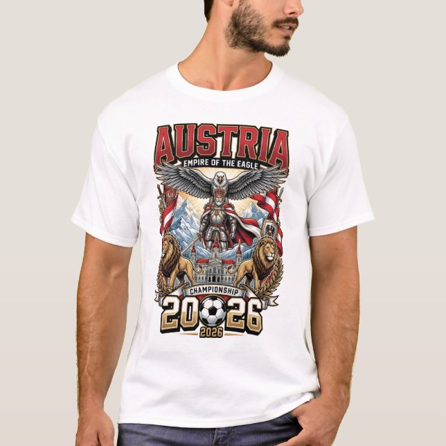 Österrike 2026 Fan T-Shirt (Framsida)