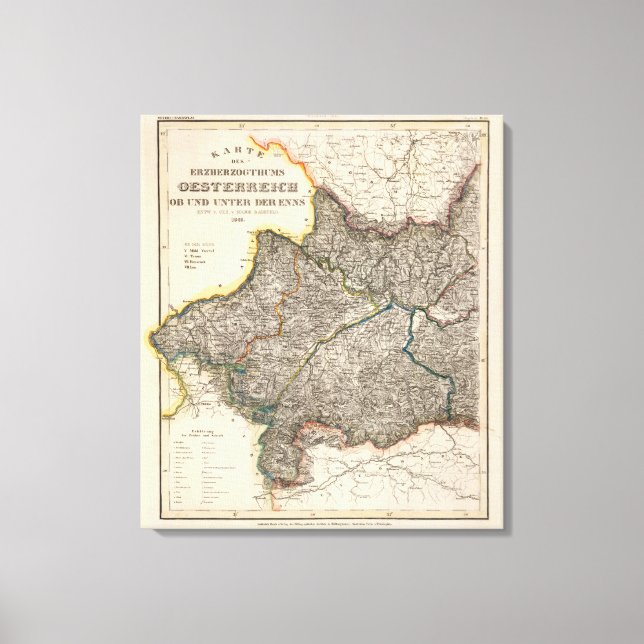 Österrike 2 canvastryck (Framsida)