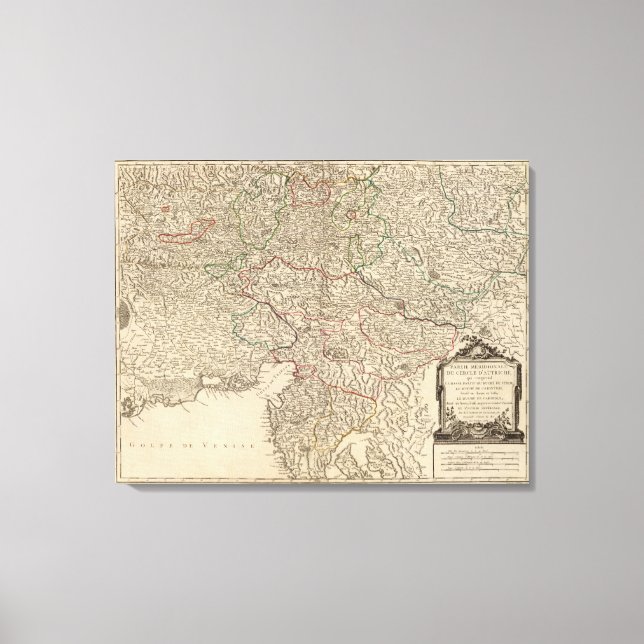 Österrike 3 canvastryck (Framsida)