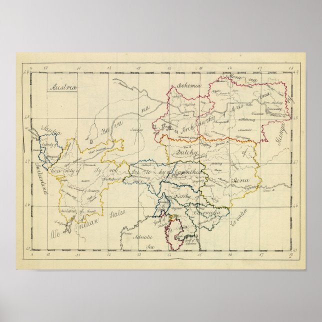 Österrike 3 poster (Framsidan)