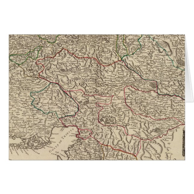 Österrike 4 hälsningskort (Framsidan Horizontal)