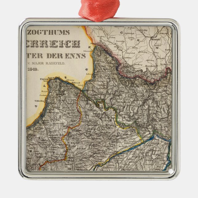 Österrike 4 julgransprydnad metall (Framsidan)