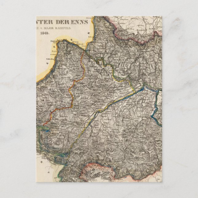 Österrike 4 vykort (Framsida)