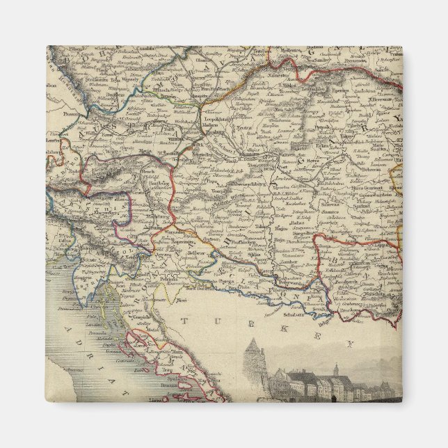 Österrike 9 magnet (Framsidan)