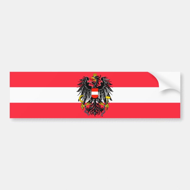 Österrike Bildekal (Framsidan)