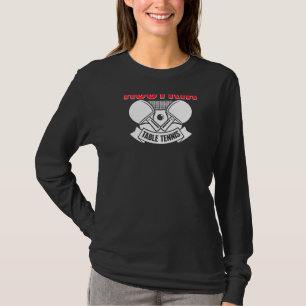 Österrike Bordtennis Stöd Österrikiska Pingis T Shirt