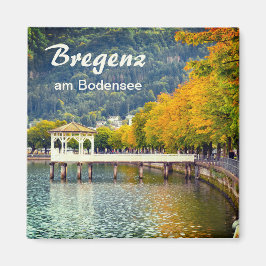 Österrike Bregenz am Bodensee i hösten Souvenir Magnet
