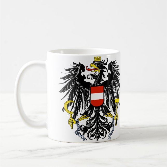 Österrike Bundesadler Kaffemugg (Vänster)