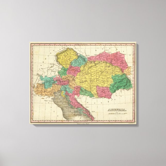 Österrike Canvastryck (Framsida)