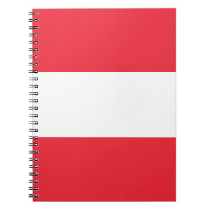 Österrike Flagga Anteckningsbok