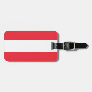 Österrike flagga bagagebricka