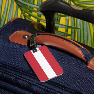 Österrike flagga bagagebricka