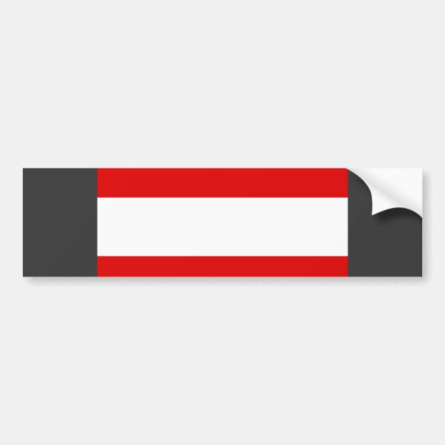 Österrike flagga bildekal (Framsidan)