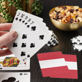 Österrike flagga casinokort