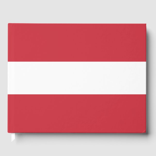 Österrike flagga gästböcker (Framsida)