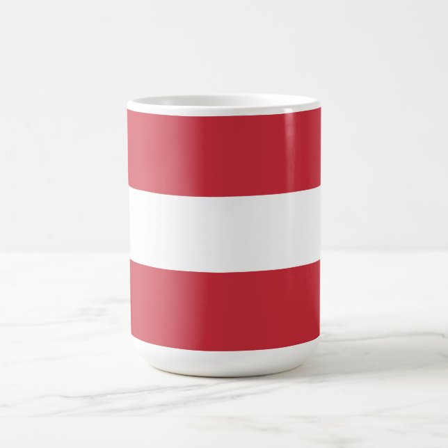 Österrike flagga kaffemugg (Center)