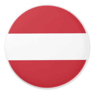 Österrike flagga knopp