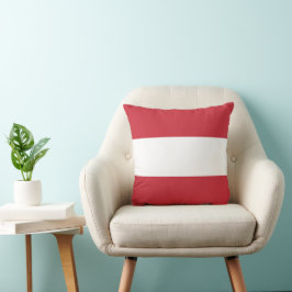 Österrike flagga kudde