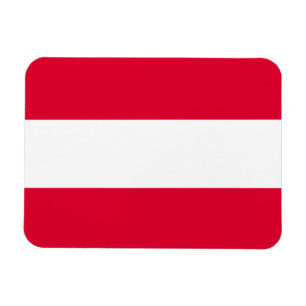 Österrike flagga magnet