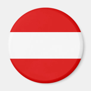 Österrike flagga magnet