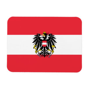 Österrike flagga magnet