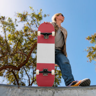 Österrike flagga mini skateboard bräda 18,5 cm