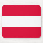 Österrike Flagga Musmatta<br><div class="desc">Flagga Österrike</div>