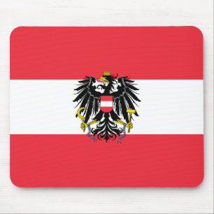 Österrike Flagga Musmatta