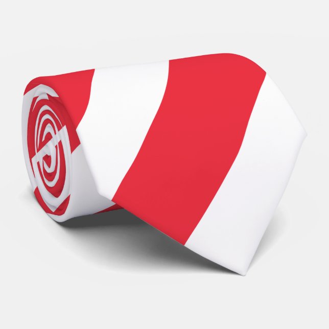 Österrike Flagga Neck Tie Slips (Rullad)