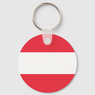 Österrike Flagga Nyckelring