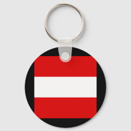Österrike Flagga Nyckelring