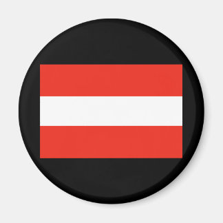Österrike - Flagga / Österreich - flaggstat Magnet