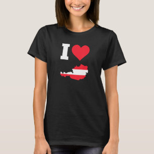 Österrike Flagga Österrike I Kärlek Österrike T Shirt