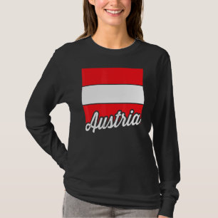 Österrike Flagga österrikisk Flagga för Österrike T Shirt