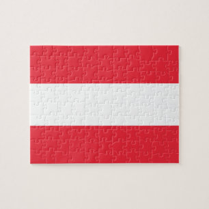 Österrike Flagga Pussel