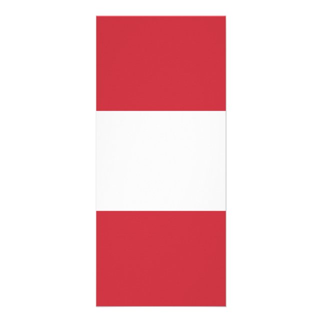 Österrike flagga reklamkort (Framsidan)