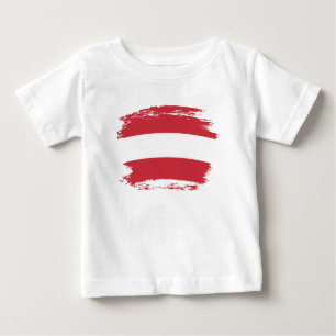 Österrike flagga t shirt