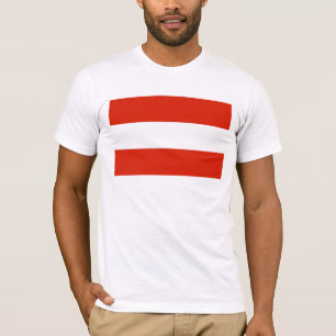 Österrike flagga t-shirt