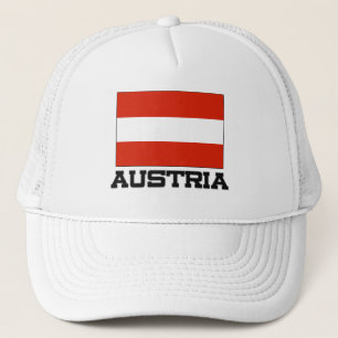 Österrike flagga truckerkeps