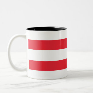 Österrike Flagga Två-Tonad Mugg