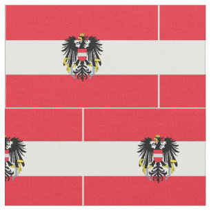 Österrike flagga tyg