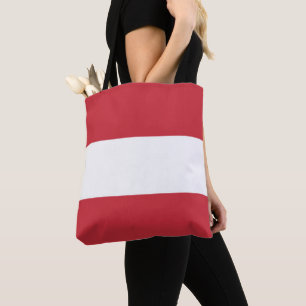 Österrike flagga tygkasse