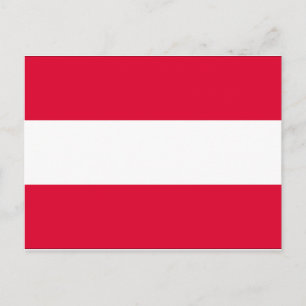 Österrike Flagga Vykort