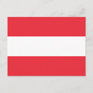 Österrike Flagga Vykort