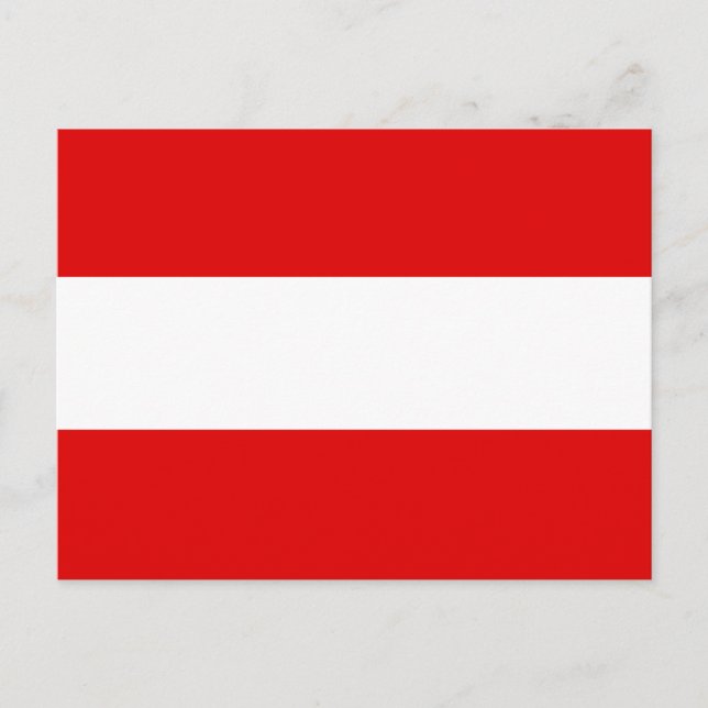 Österrike Flagga Vykort (Framsida)