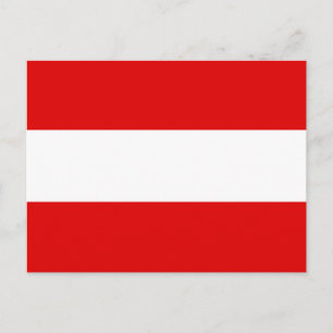 Österrike Flagga Vykort