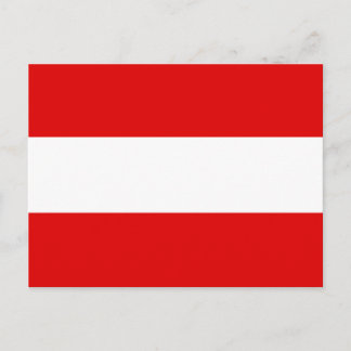 Österrike Flagga Vykort
