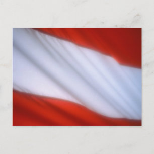 ÖSTERRIKE FLAGGA VYKORT